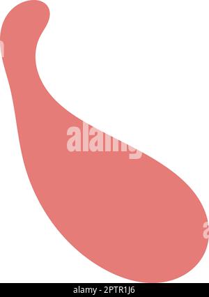 Abstract shape contemporary modern art design element illustration for background Stock Vector