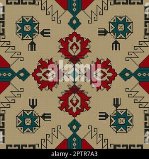 Kilim pattern 100 Stock Vector