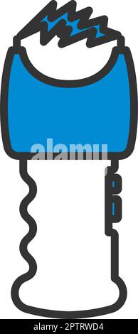 Stun Gun Icon Stock Vector