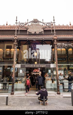 Spain, Madrid, Mercado de San Miguel Stock Photo