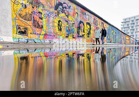 Berlin, Germany. 16th Apr, 2023. It also rained a lot in Berlin in April. Credit: Paul Zinken/dpa/Alamy Live News Stock Photo