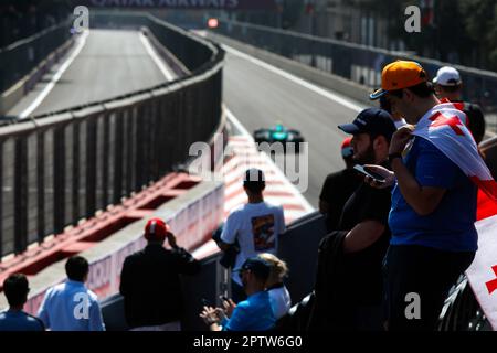 Baku, Azerbaijan. 28th Apr, 2023. Spectators, F1 Grand Prix of Azerbaijan at Baku City Circuit on April 28, 2023 in Baku, Azerbaijan. (Photo by HIGH TWO) Credit: dpa/Alamy Live News Stock Photo