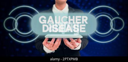 Handwriting text Gaucher Disease, Business approach autosomal recessive inherited disorder of metabolism Stock Photo