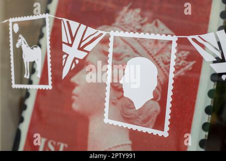 London, UK. 28th Apr, 2023. London gets ready for the Coronation of King Charles III on May 6th 2023. Credit: Sinai Noor/Alamy Live News Stock Photo