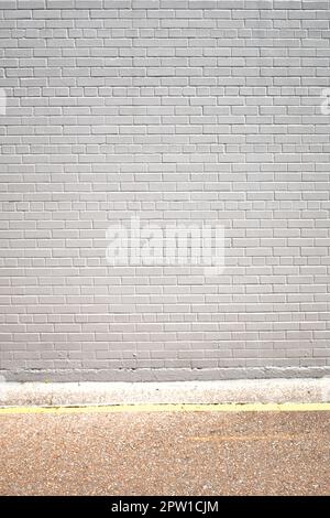 Classic white brick wall backdrop photo shoot Stock Photo