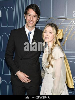 Alexandre Arnault and Geraldine Guyot attend the Tiffany & Co