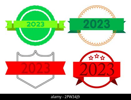 Set of ribbon with the number 2023 Stock Vector Image & Art - Alamy