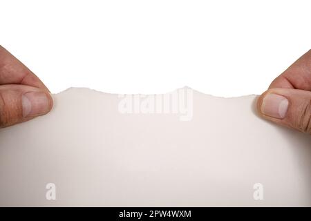 a strip of colored paper Stock Photo