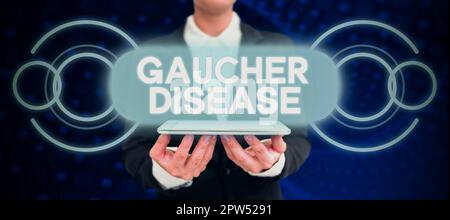 Handwriting text Gaucher Disease, Business approach autosomal recessive inherited disorder of metabolism Stock Photo