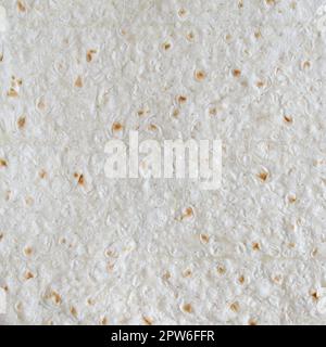 Homemade flat bread Turkish lavash background texture top view. Pita bread Stock Photo