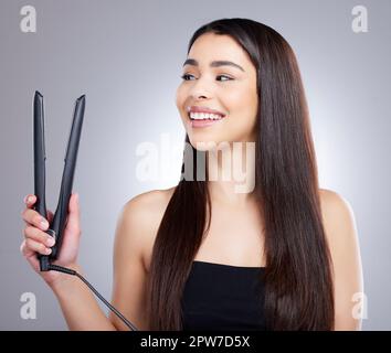 Flat iron hair clearance studio