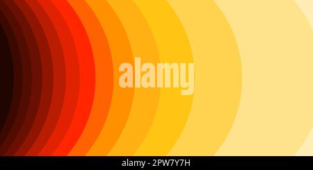 Colorful red circle abstract background. Modern red rounded design background. Stock Vector
