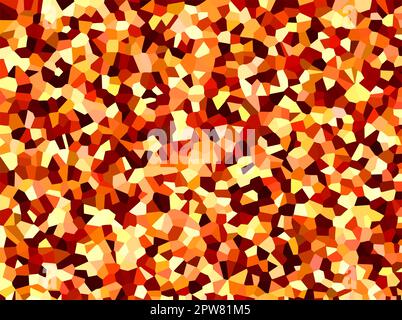 Orange modern abstract polygon background. Colorful polygonal wallpaper design. Stock Vector