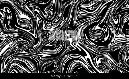 Modern fluid marble background vector. Black marble liquid abstract design. Stock Vector