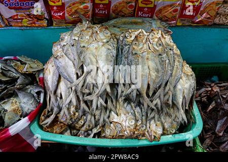 cebu city fish market - vendors selling fresh tasty fish Stock Photo