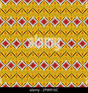 Ancient Egyptian ornament tribal seamless pattern. Religious paganistic ...