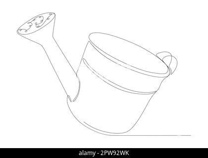 Watering can hand drawn outline doodle icon. Pouring watering can vector  sketch illustration for print, web, mobile and infographics isolated on  white background. Agriculture and green ecology concept Stock Vector | Adobe