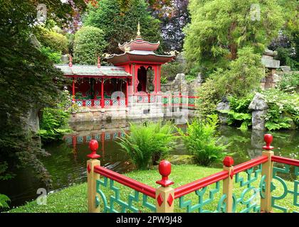 Biddulph Grange - Chinese Garden Stock Photo