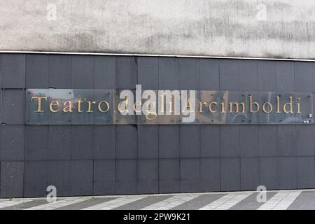 Milan, Italy - april 28 2023 - Arcimboldi theater alla Scala in Bicocca district Stock Photo