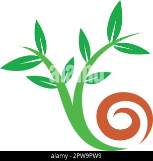Plant and Lawncare Illustration visualized with Simple Touch Stock Vector