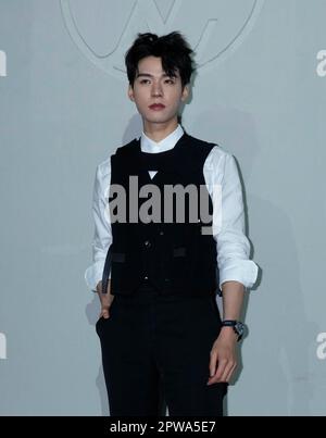 Actor Gong Jun attends Louis Vuitton Fashion Show on September 16