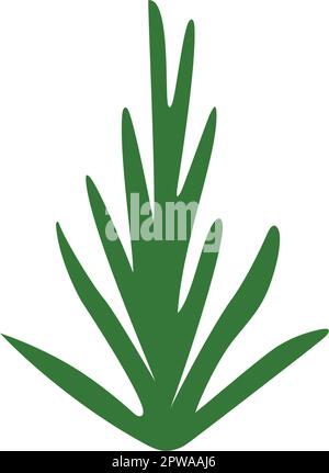 Lawncare Symbol visualized with Simple Touch Stock Vector