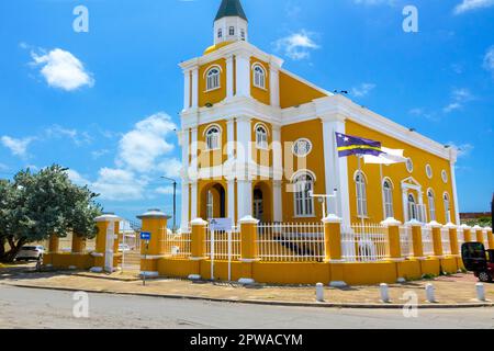 The Public Prosecutor's Office in Curacao Williamstad Netherland Antilles Curacao a tourist cruise ship destination in the carier Willemstad is the Stock Photo