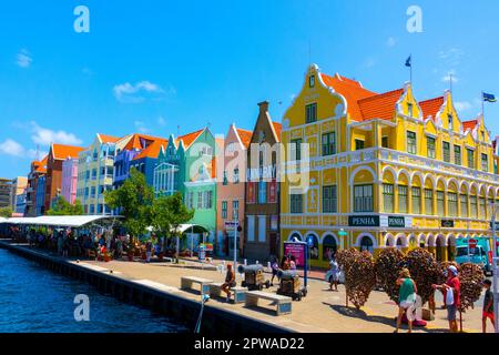 Williamstad Netherland Antilles Curacao a tourist cruise ship destination in the caribbean Willemstad is the capital city of Curaçao, a Dutch Stock Photo