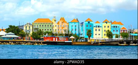 Williamstad Netherland Antilles Curacao a tourist cruise ship destination in the caribbean Willemstad is the capital city of Curaçao, a Dutch Stock Photo