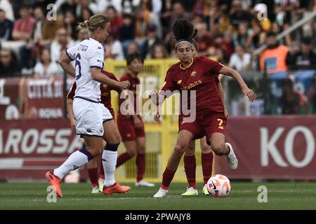 Agnese Bonfantini (Roma) and Stephanie Breitner (Fiorentina Femminile)  during ACF Fiorentina