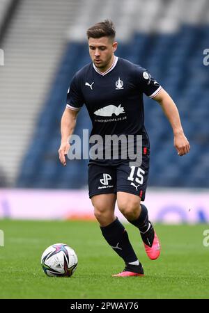 Glasgow, UK. 29th Apr, 2023. Leon McCann of Falkirk during the Scottish Cup match at Hampden Park, Glasgow. Picture credit should read: Neil Hanna/Sportimage Credit: Sportimage Ltd/Alamy Live News Stock Photo