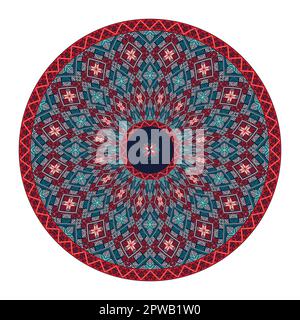 Palestinian Tatreez  design element 6 Stock Vector