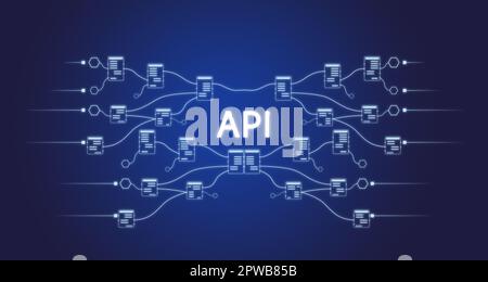 API, Application programming interface, Software development tool Stock Photo