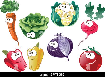 41049578-Cartoon-vegetables-characters-with-tomato-carrot-cucumber