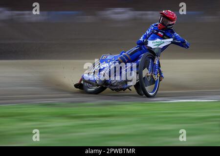 Donji Kraljevec, Croatia. 29th Apr, 2023. Bartosz Zmarzlik of Poland during 2023 FIM Speedway Grand Prix Croatia at Milenium Stadium in Donji Kraljevec, Croatia on April 29, 2029. Photo: Igor Kralj/PIXSELL Credit: Pixsell/Alamy Live News Stock Photo