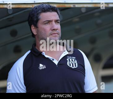 SC - CHAPECO - 04/29/2023 - BRAZILEIRO B 2023, CHAPECOENSE X PONTE PRETA - Ponte Preta coach Felipe Moreira during a match against Chapecoense at the Arena Conda stadium for the BRAZILIAN B 2023 championship. Photo: Liamara Polli/AGIF/Sipa USA Stock Photo