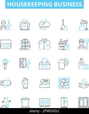 Employees benefits line icons. Business strategy, handshake and ...