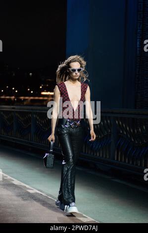 Louis Vuitton's Early Fall 2023 Fashion Show Lands On Jamsu Bridge