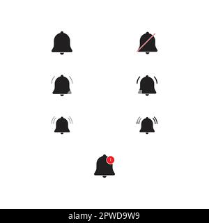 Notification Icon set Stock Vector