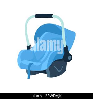 Blue car seat for babies vector illustration Stock Vector