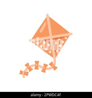 Nursery kite in Boho style vector illustration Stock Vector