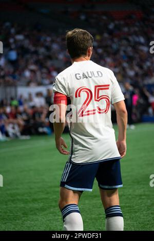Vancouver Whitecaps' Ryan Gauld (25) is congratulated by Mathias ...