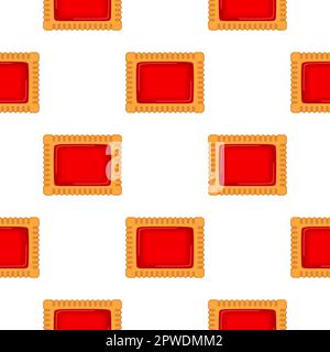 Pattern homemade cookie different taste in pastry biscuit, pattern cookie consist of collectible natural tasty food biscuit it pastry accessory, patte Stock Vector