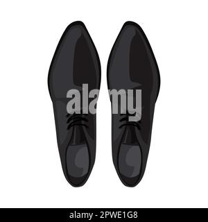 cartoon vector illustration of a black leather jacket Stock Vector ...