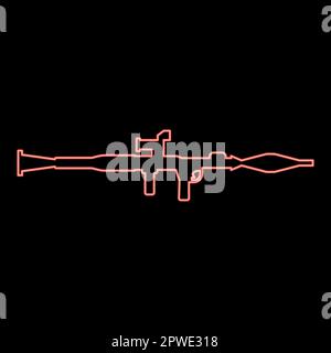 rocket launcher weapon war color icon vector illustration Stock Vector ...