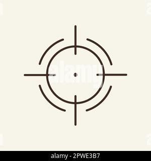 Goal line icon Stock Vector