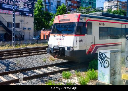 Renfe Train, Spain Stock Photo