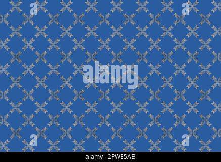 A blue pattern vector background pattern Stock Vector