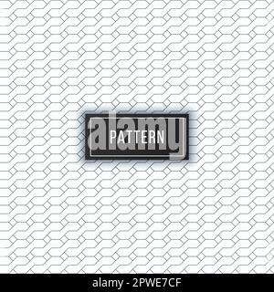 Abstract geometric lines seamless pattern background Stock Vector