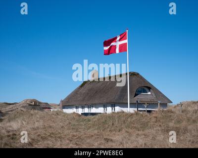 Westjütland, Ferienhäuser, Holiday homes in West Jutland Stock Photo